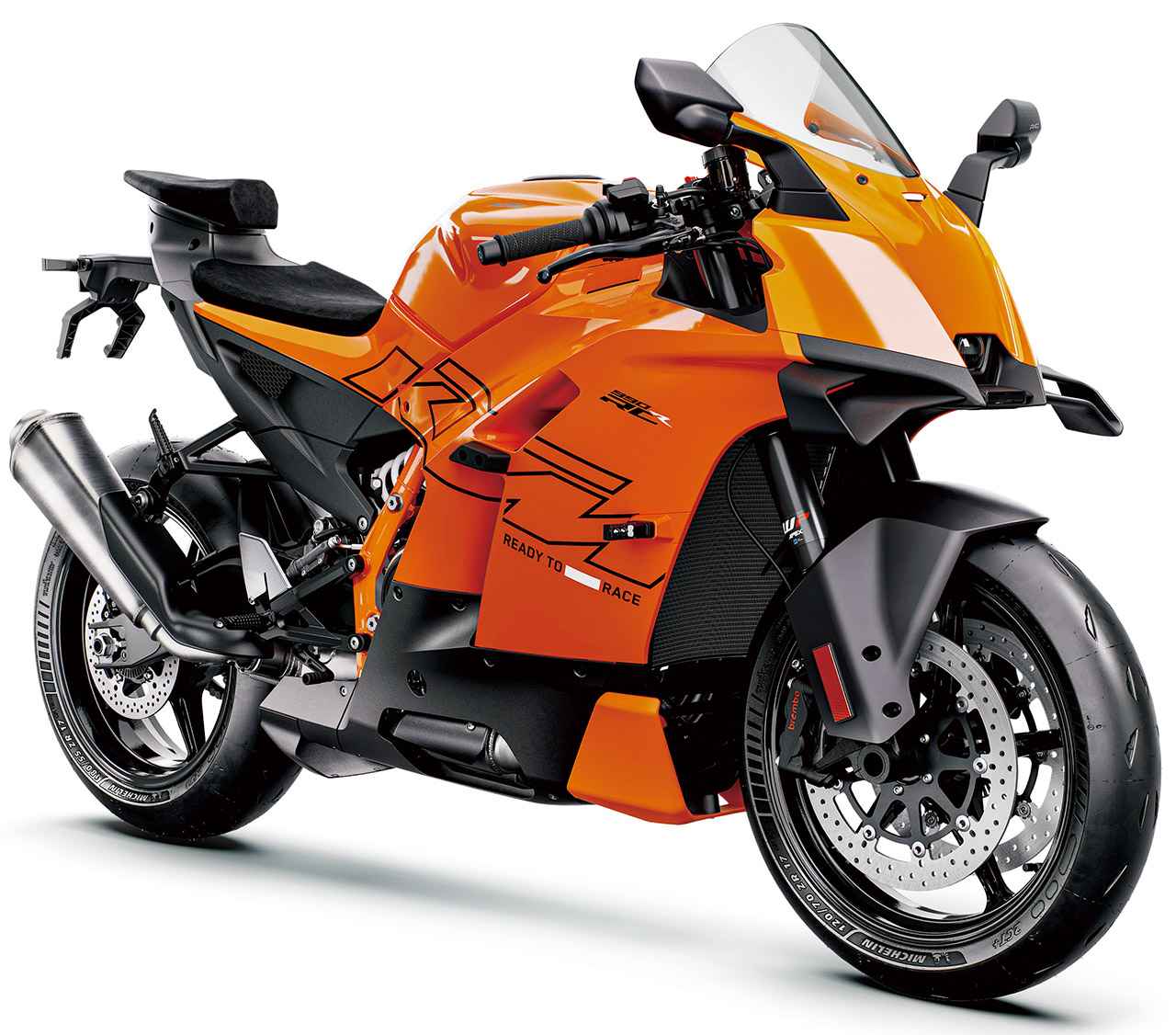 画像: KTM 990 RC R 総排気量：947cc エンジン形式：水油冷4ストDOHC4バルブ並列2気筒 シート高：845mm 車両重量：195kg 発売日・価格は未定