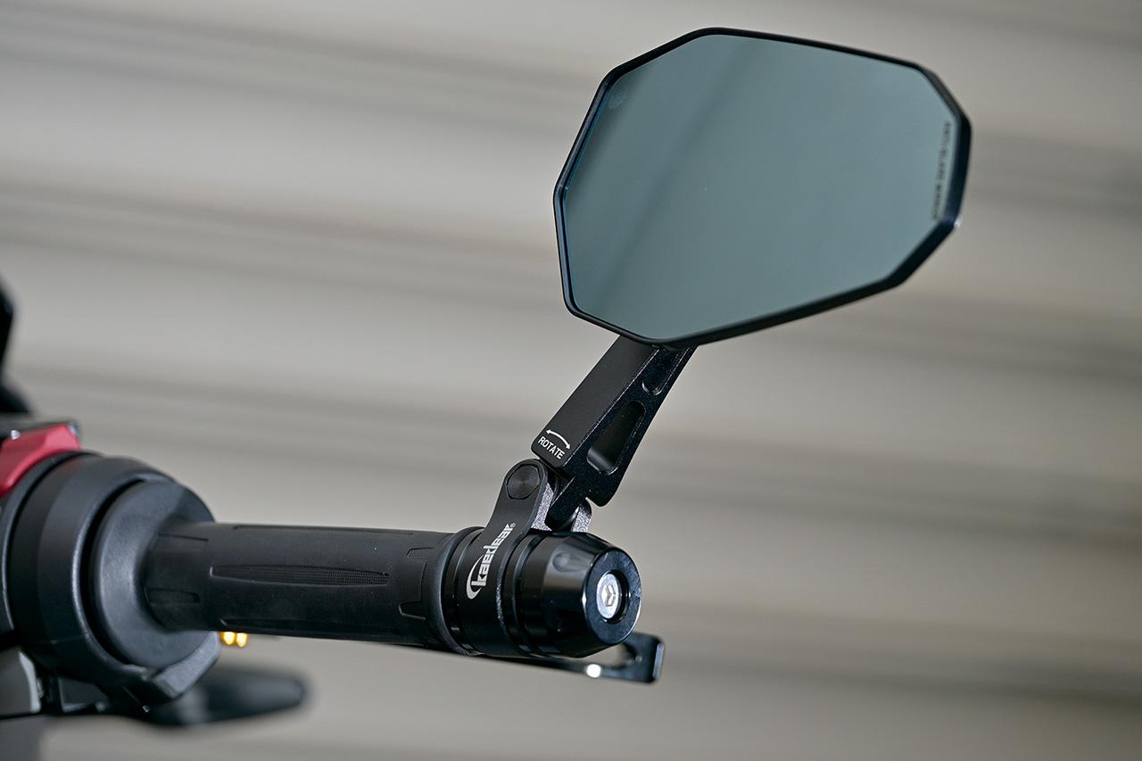 画像 : 8番目の画像 - 【写真9枚】Kaedear「シックスビジョン KDR-RM101 セミオーバルミラー / スイングアーム」 - webオートバイ