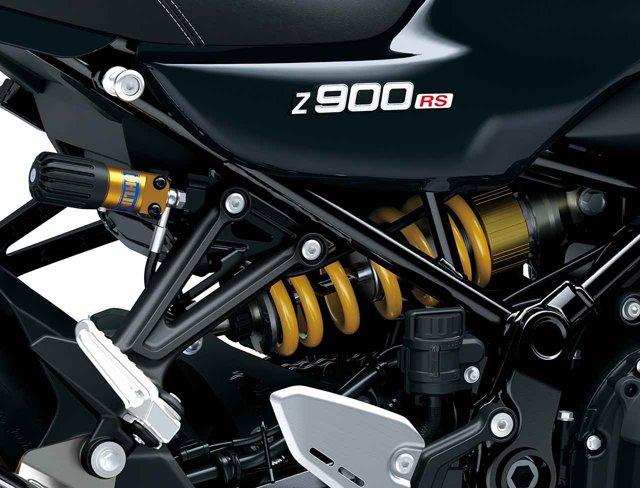 画像: ▲オーリンズ製ユニットを標準装備。精密な減衰調整で個々のライディングスタイルに応え、スポーツ走行からツーリングまで自在にセッティングできる。