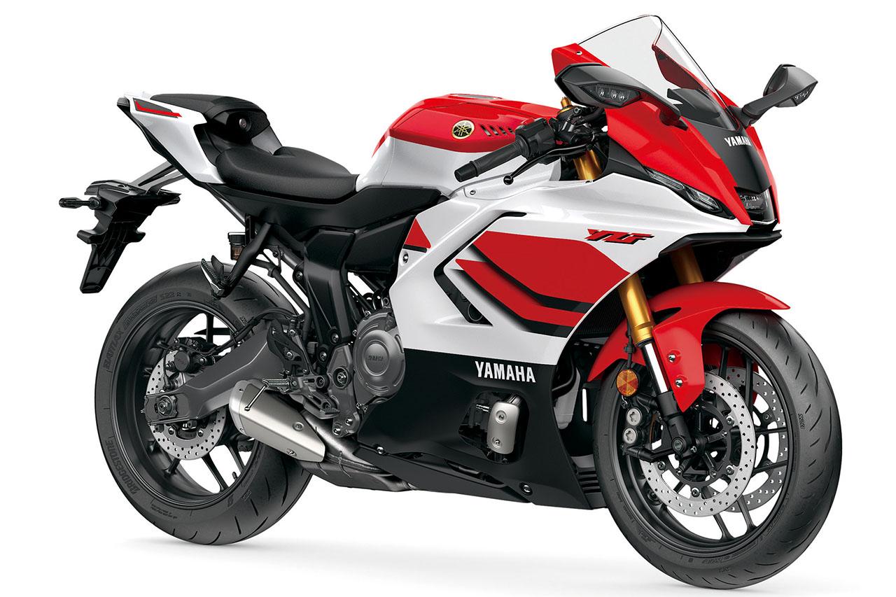 画像: YAMAHA YZF-R7 70th Anniversary Edition 海外仕様車・2026年モデル 総排気量：689cc エンジン形式：水冷4ストDOHC4バルブ並列2気筒 シート高：830mm 車両重量：189kg ※写真はアニバーサリーモデル ※諸元は欧州仕様車