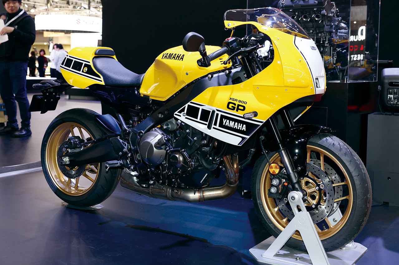 画像: YAMAHA XSR900GP 2026年モデル 総排気量：888cc エンジン形式：水冷4ストDOHC4バルブ並列3気筒 シート高：835mm 車両重量：200kg 価格・発売時期は未定