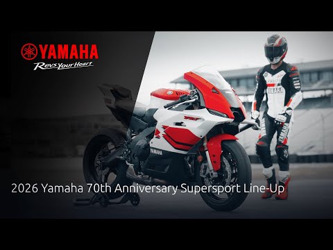 画像: 2026 Yamaha 70th Anniversary Supersport Line-Up www.youtube.com
