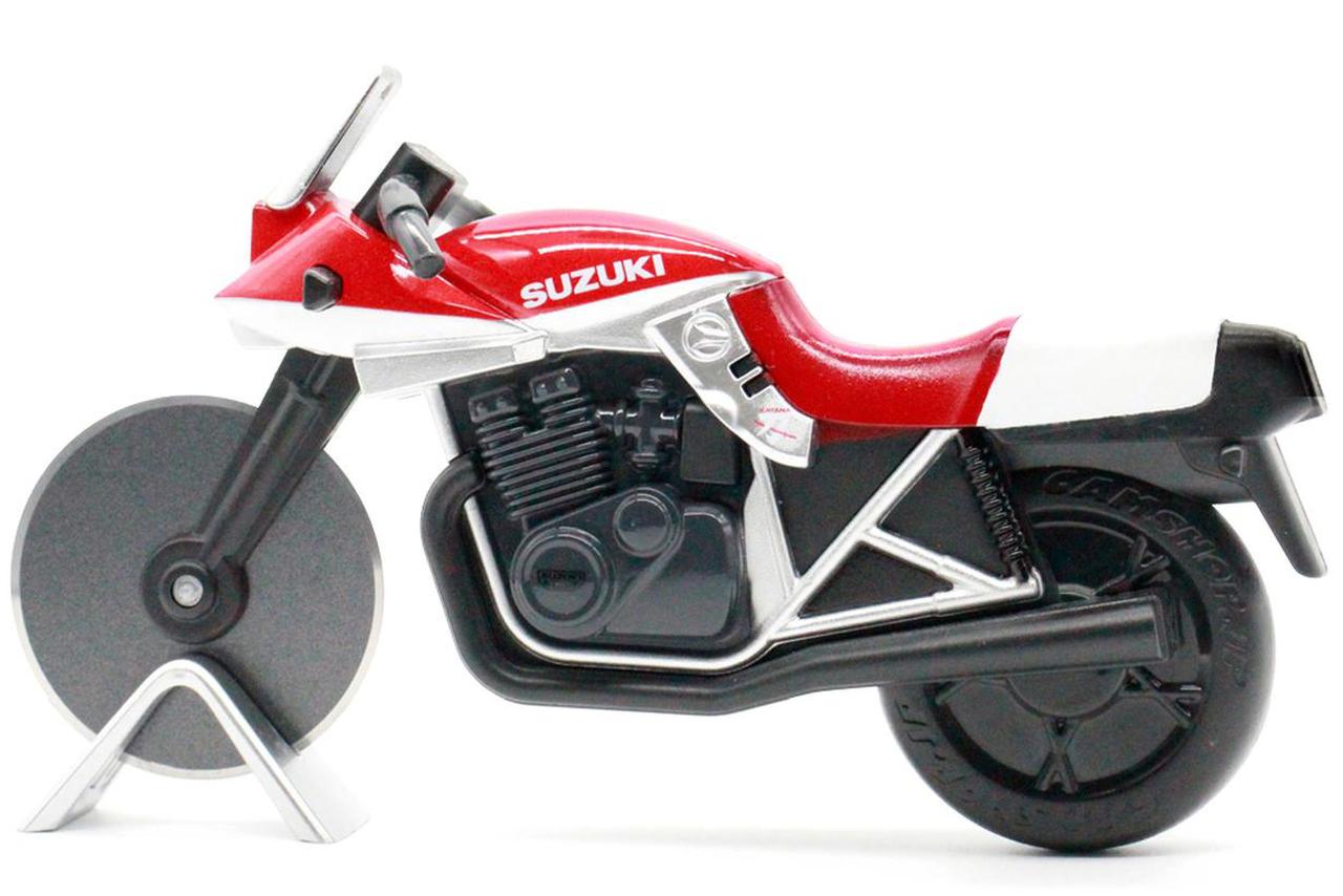 画像5: カタナ好き必見! 赤い“カッターナ”が登場|ライダーに愛されるスズキ「カタナ」型ピザカッターの新色が楽天市場で予約販売開始