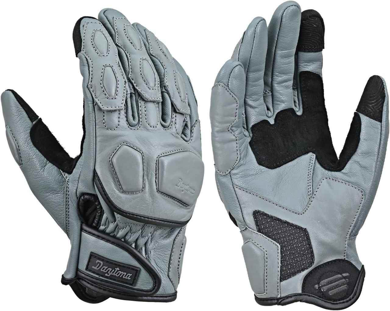 画像: デイトナ(Daytona) バイク グローブ 冬夏秋春 革(ヤギ革＋牛革) ソフトプロテクター スマホ対応 操作性重視 握り心地 ライアードレザーグローブ DG-026 amzn.to