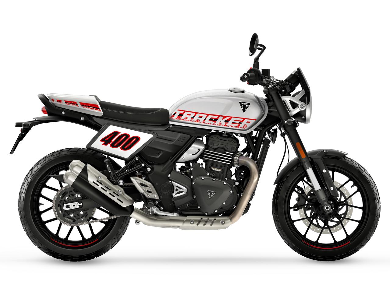 画像 : 2番目の画像 - 「【新型登場！】モダンクラシックシリーズにフラットトラッカー登場！トライアンフ「Tracker 400」は2026年3月販売開始予定」のアルバム - webオートバイ