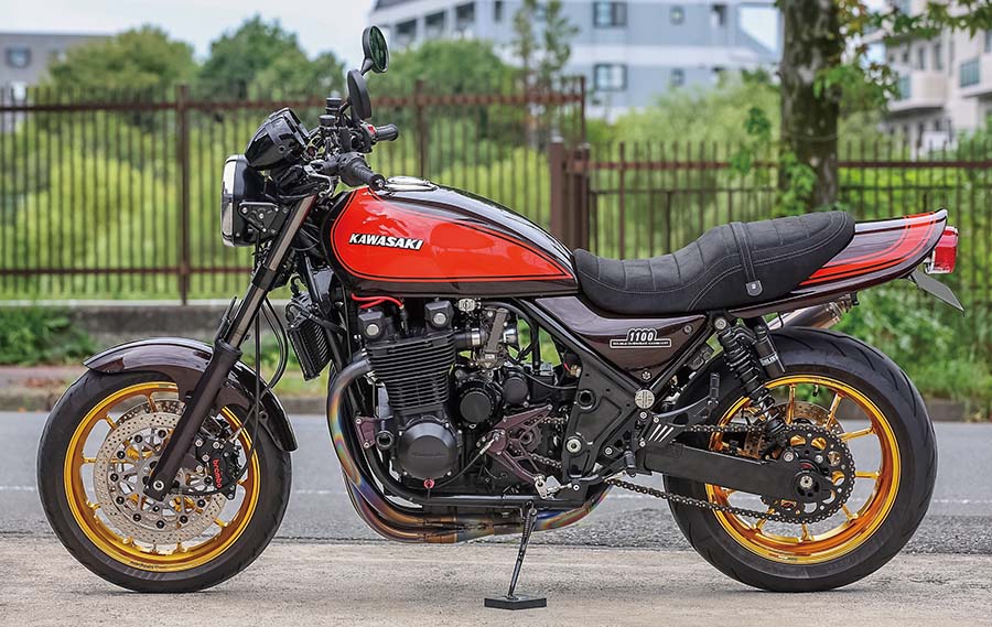 画像 : 2番目の画像 - 【写真14枚】バグースモーターサイクル ZEPHYR1100（カワサキ ゼファー1100） - webオートバイ