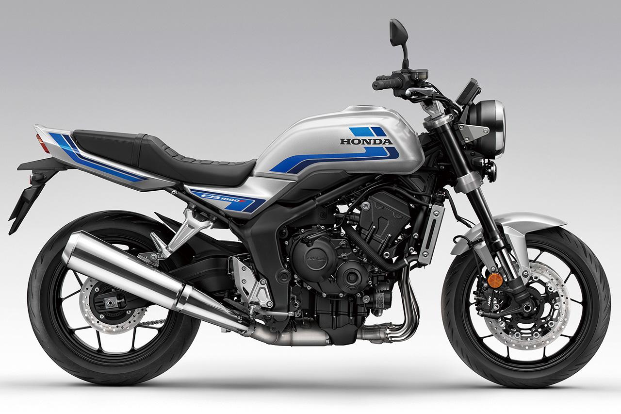 画像: Honda CB1000F 2025年モデル 総排気量：999cc エンジン形式：水冷4ストDOHC4バルブ並列4気筒 シート高：795mm 車両重量：214kg 税込価格：139万7000円