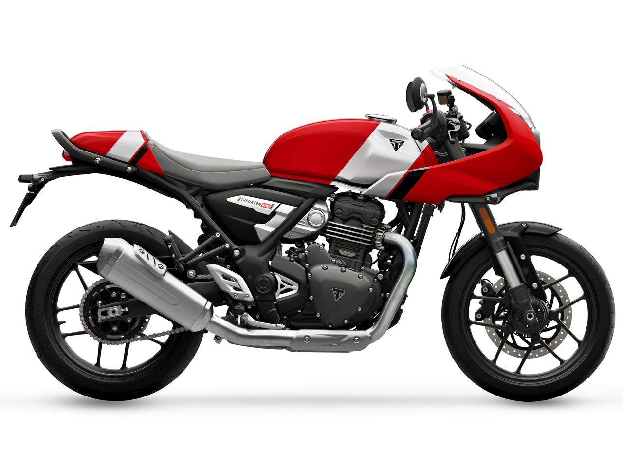 画像2: 【栄光の名前が400で復活！】トライアンフ「Thruxton 400」新登場！価格は84万9900円から、2026年3月販売開始予定