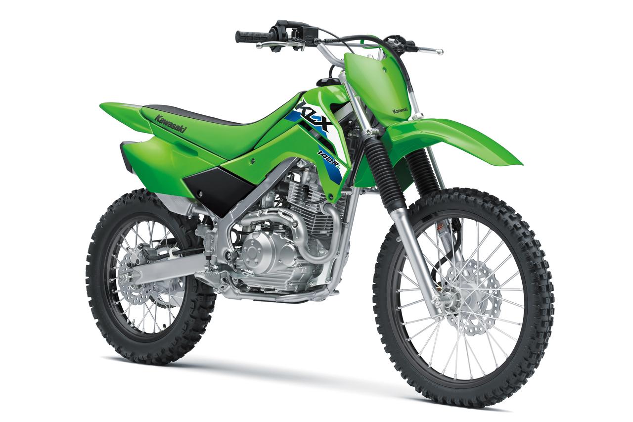 画像2: 待望の国内導入！ オフロードファンライドの新たな相棒「KLX140R L」販売開始【撮影レポート】