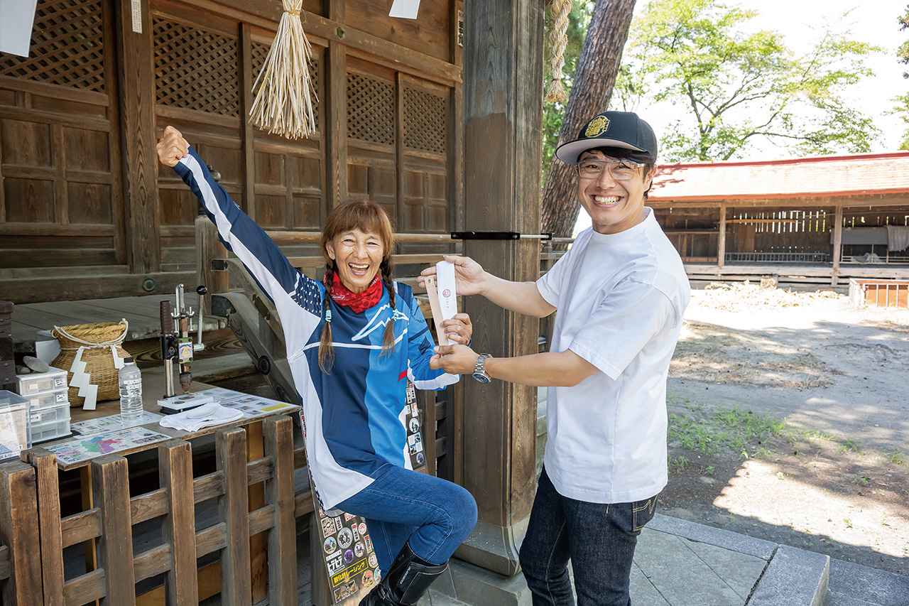 画像 : 15番目の画像 - 【写真30枚】三好礼子さんとゆくバイク旅【神社ソムリエ・佐々木優太の開運ツーリング】 - webオートバイ