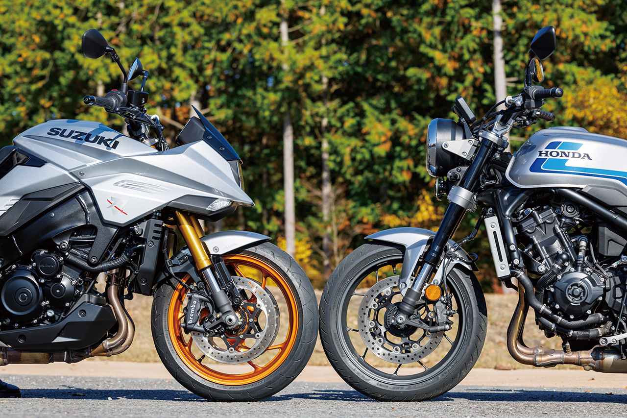 画像1: KATANA（左）、CB1000F（右）
