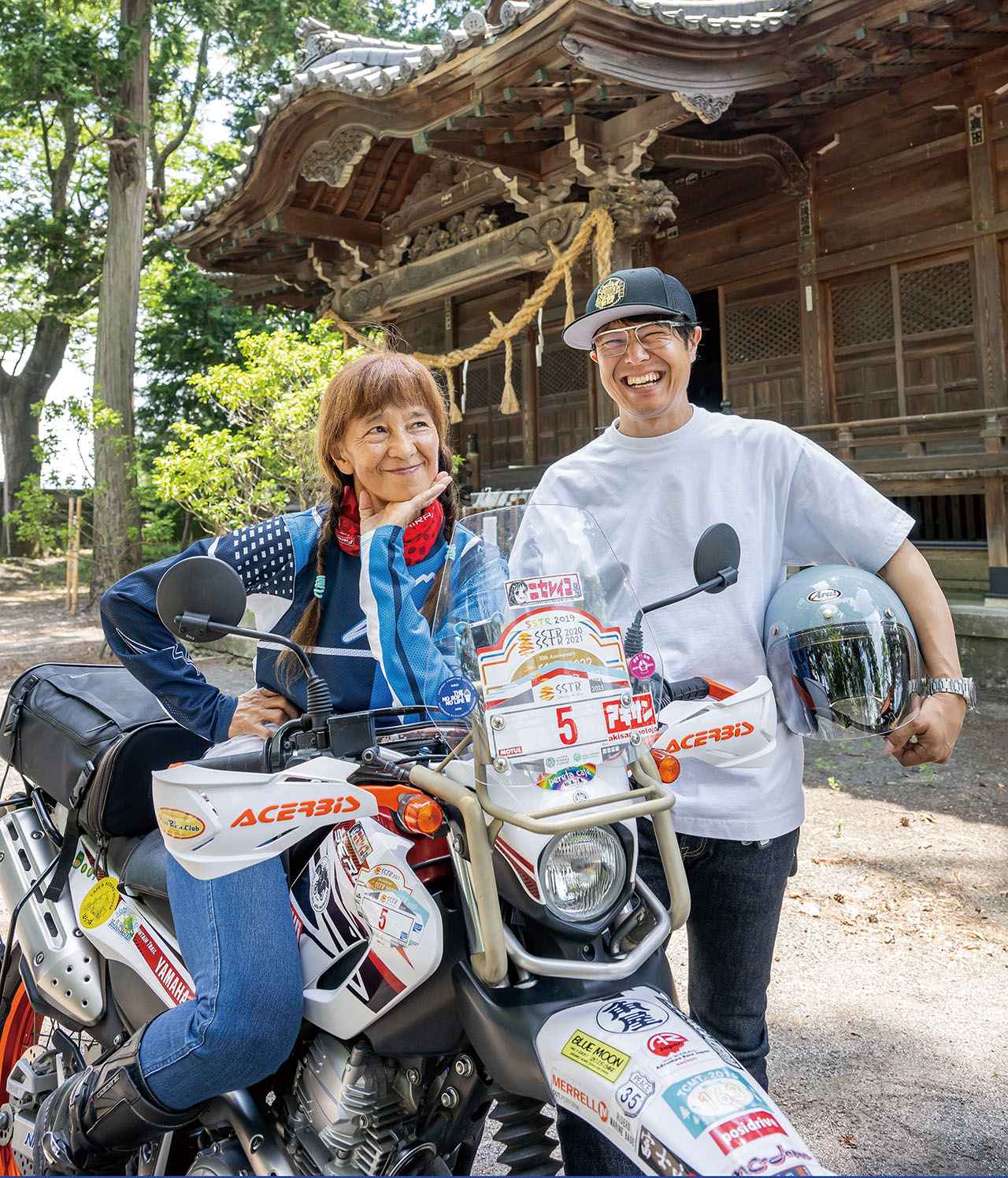 画像 : 1番目の画像 - 【写真30枚】三好礼子さんとゆくバイク旅【神社ソムリエ・佐々木優太の開運ツーリング】 - webオートバイ