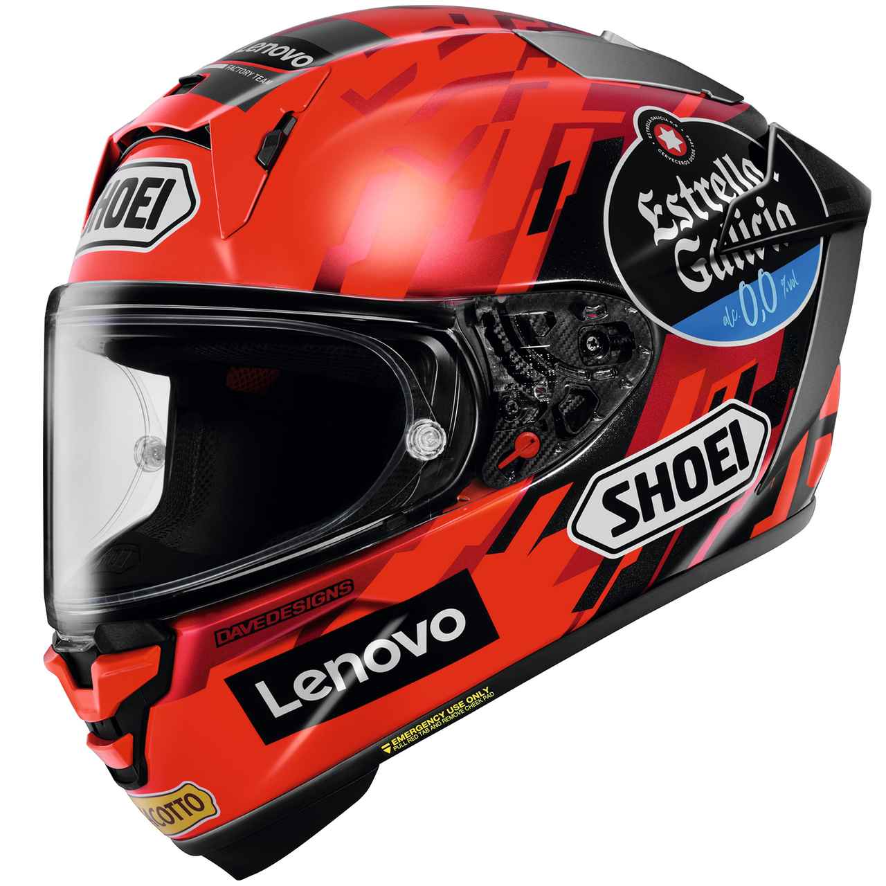 画像 : 1番目の画像 - 【写真2枚】SHOEI「X-Fifteen MARQUEZ9」 - webオートバイ