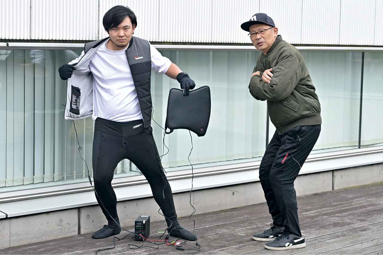 画像1: 寒いなんて言わせない! 最新・電熱ギアの実力をサーモカメラで“見える化”|おすすめ電熱アイテムをご紹介【新橋モーター商会】