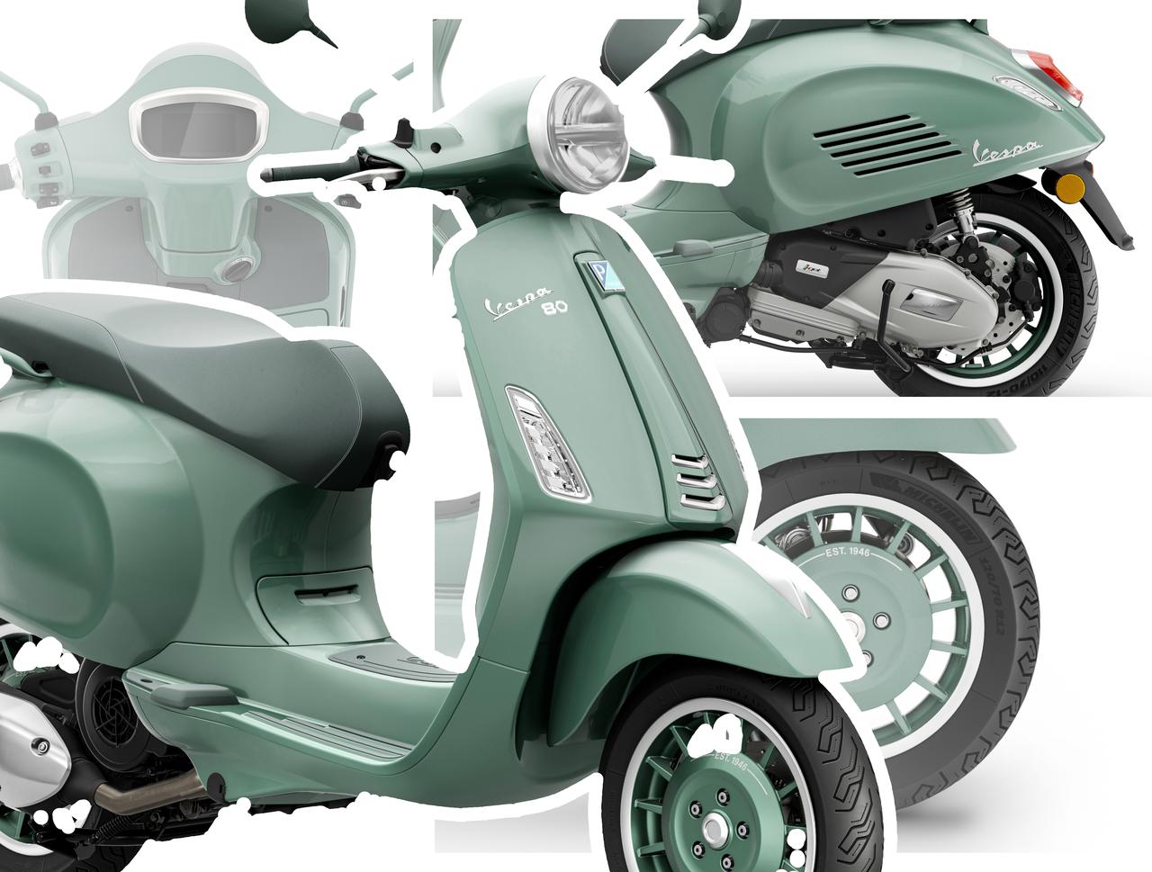 画像: 【詳細解説】ベスパが80周年を記念して「プリマベーラ」と「GTS」をベースにしたスペシャルな2モデルを発表 - webオートバイ