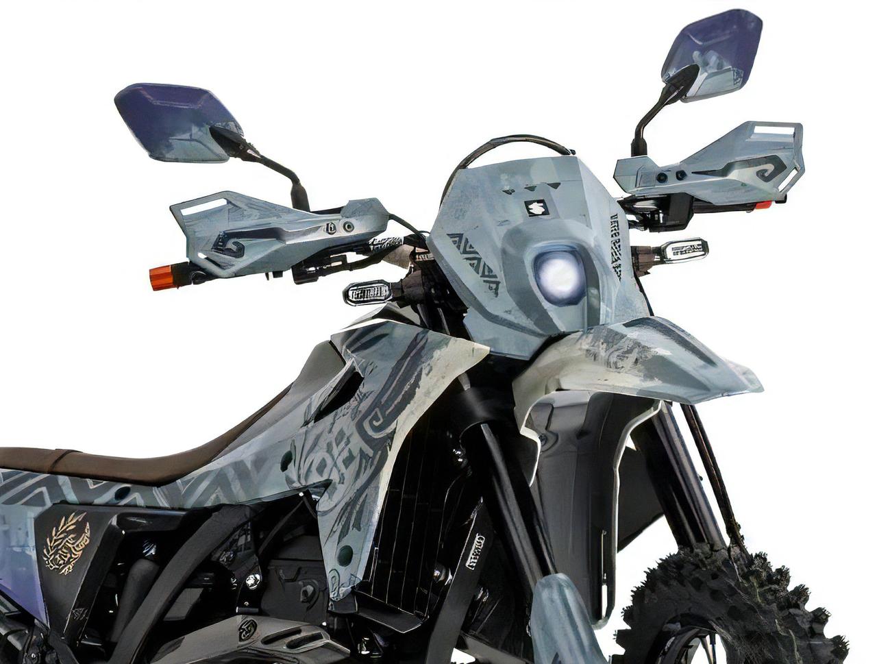 画像1: 【イメージはセクレト！】必見！「東京オートサロン2026」にスズキが「DR-Z4S MONSTER HUNTER WILDS Edition」を展示