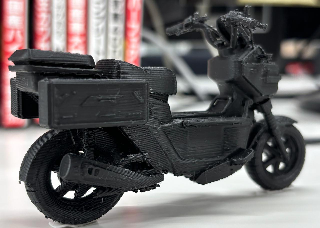 画像2: 愛車を手のひらサイズに！ 生成AIと3Dプリンターでバイクのミニチュアを作ってみた