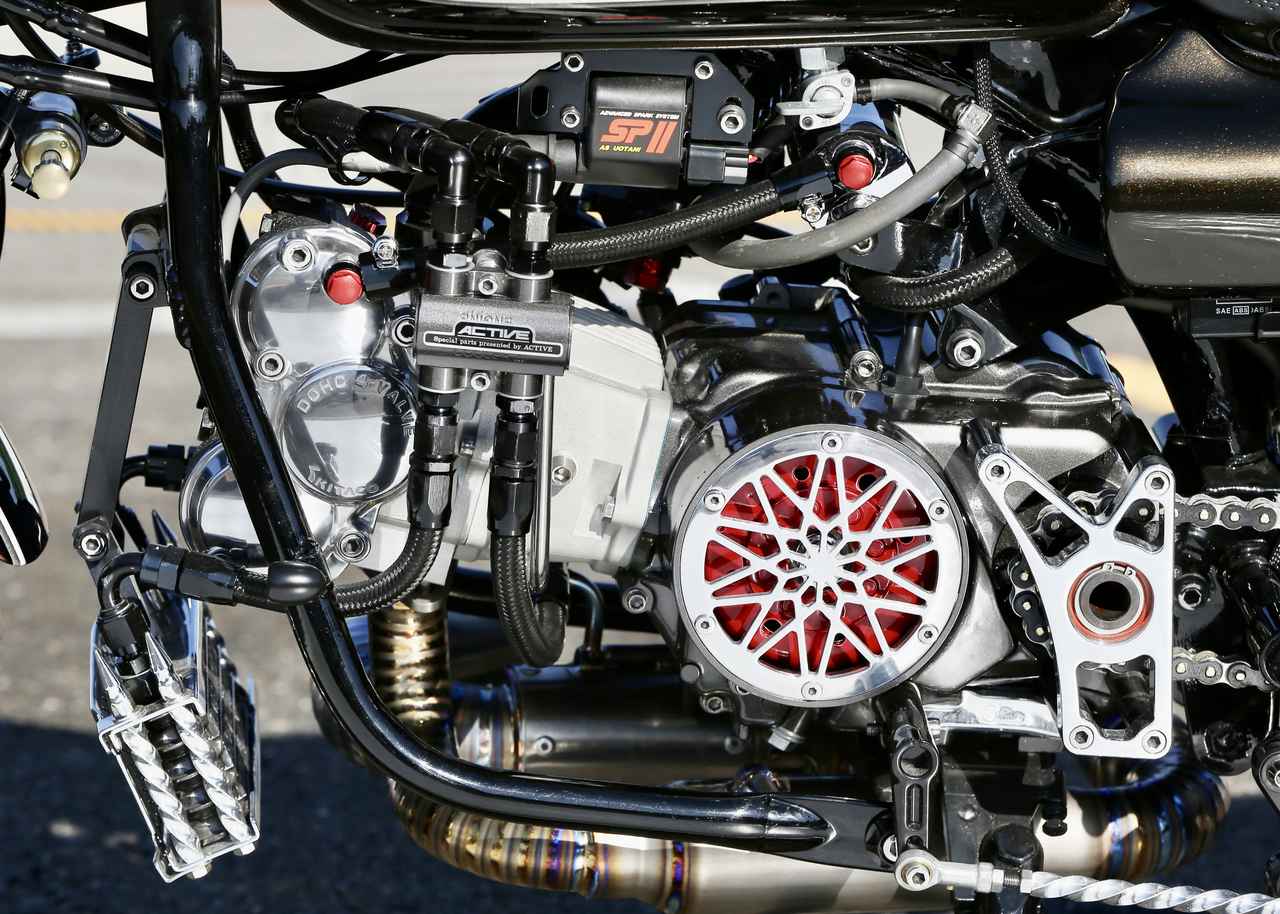 画像9: 長年カスタムし続けた“オーナーの集大成”とも言えるマシンが遂に完成!! オリジナルスタイルを追求したフルカスタム・モンキー