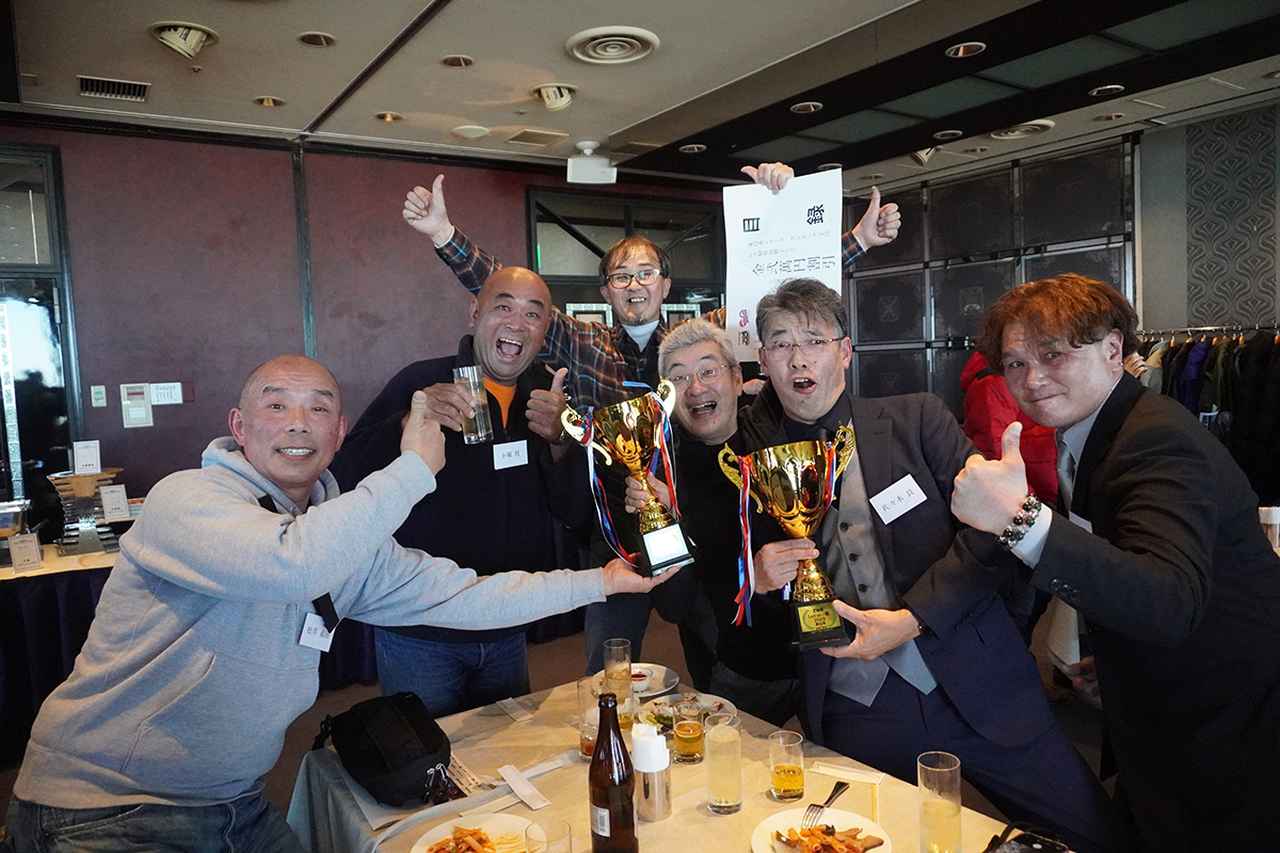 画像: 2位の「team the VICE-A」と3位の「team the VICE-B」は同じ仲間同士