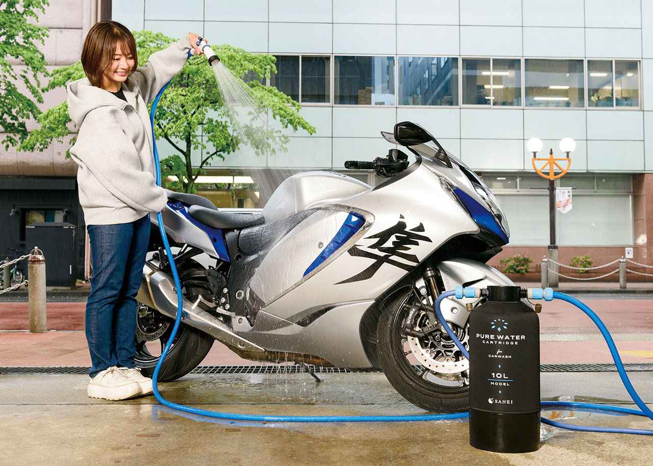 画像: サンエイ化学「カートリッジ純水器スタンダードタイプ CPD-10TEC-TDS」使用レビュー- webオートバイ