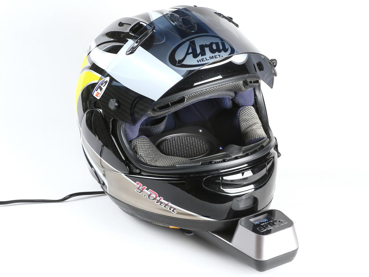 画像: Dr.Dry「ヘルメットドライヤー」をテスト - webオートバイ