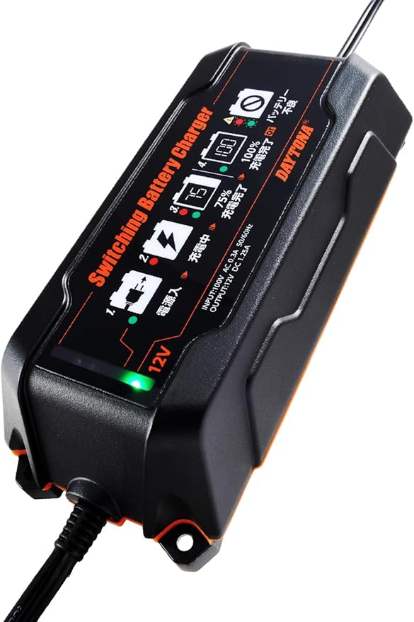 画像: ▶▶▶Amazonはこちら｜価格をチェック デイトナ スイッチングバッテリーチャージャー 12V 95027 amzn.to
