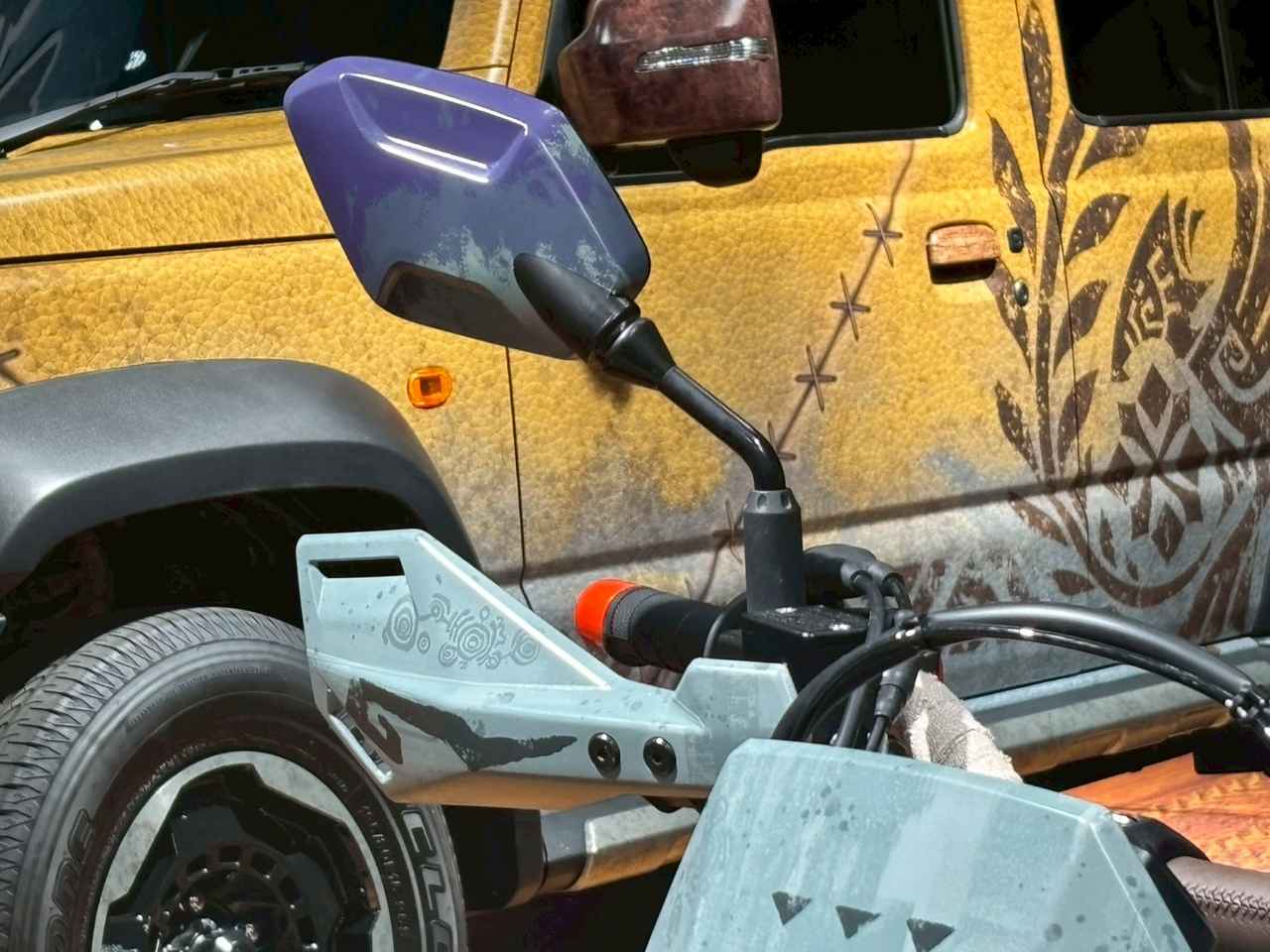 画像2: ▶ハンドルまわり