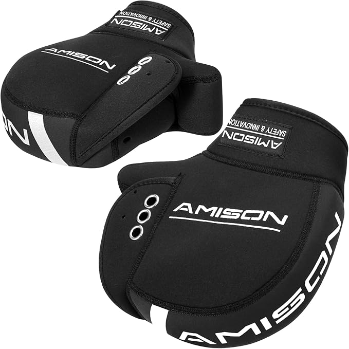 画像: ▶▶▶Amazonはこちら｜価格をチェック アミソン バイク用ネオプレーンハンドルカバー amzn.to