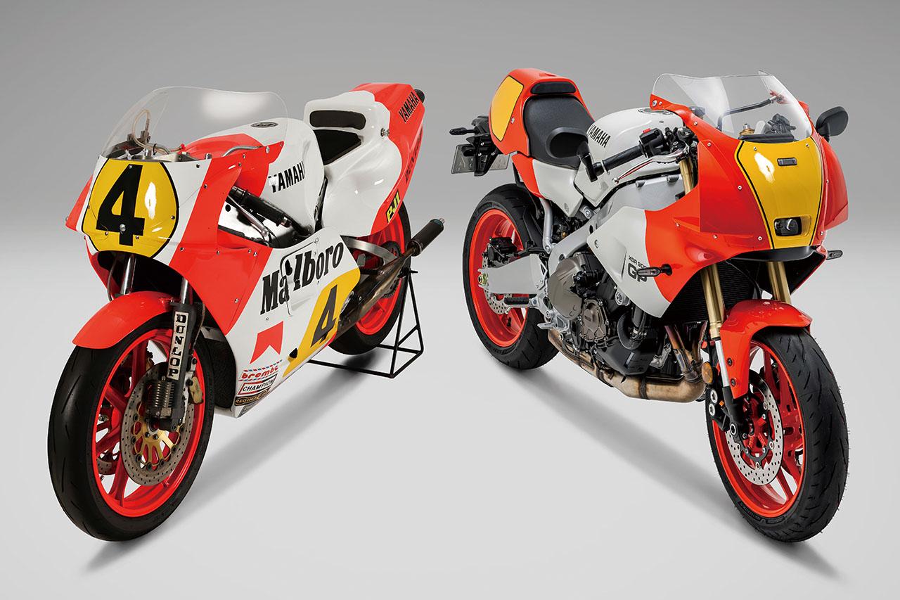 画像: （左）YZR500（0W70）、（右）XSR900 GP