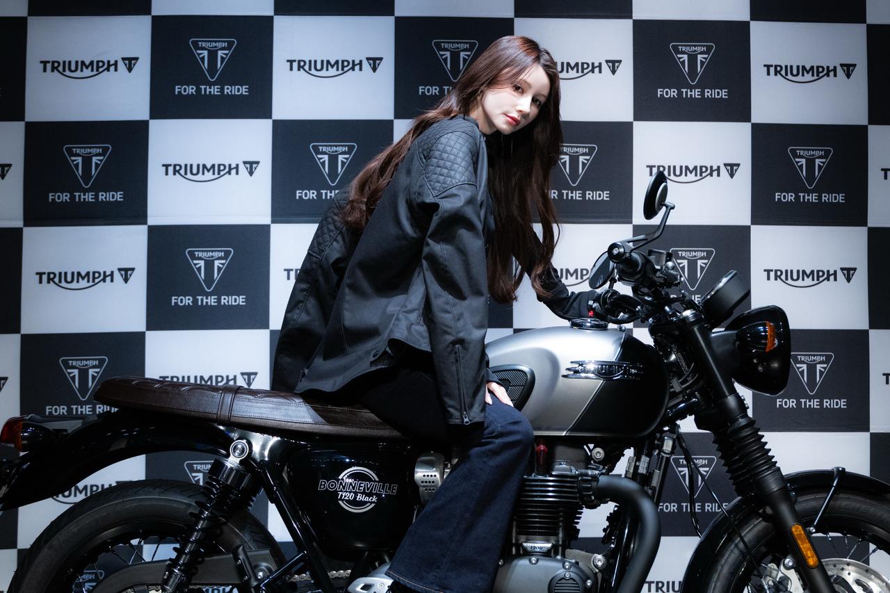 画像2: アンバサダーとしてトライアンフの魅力を発信