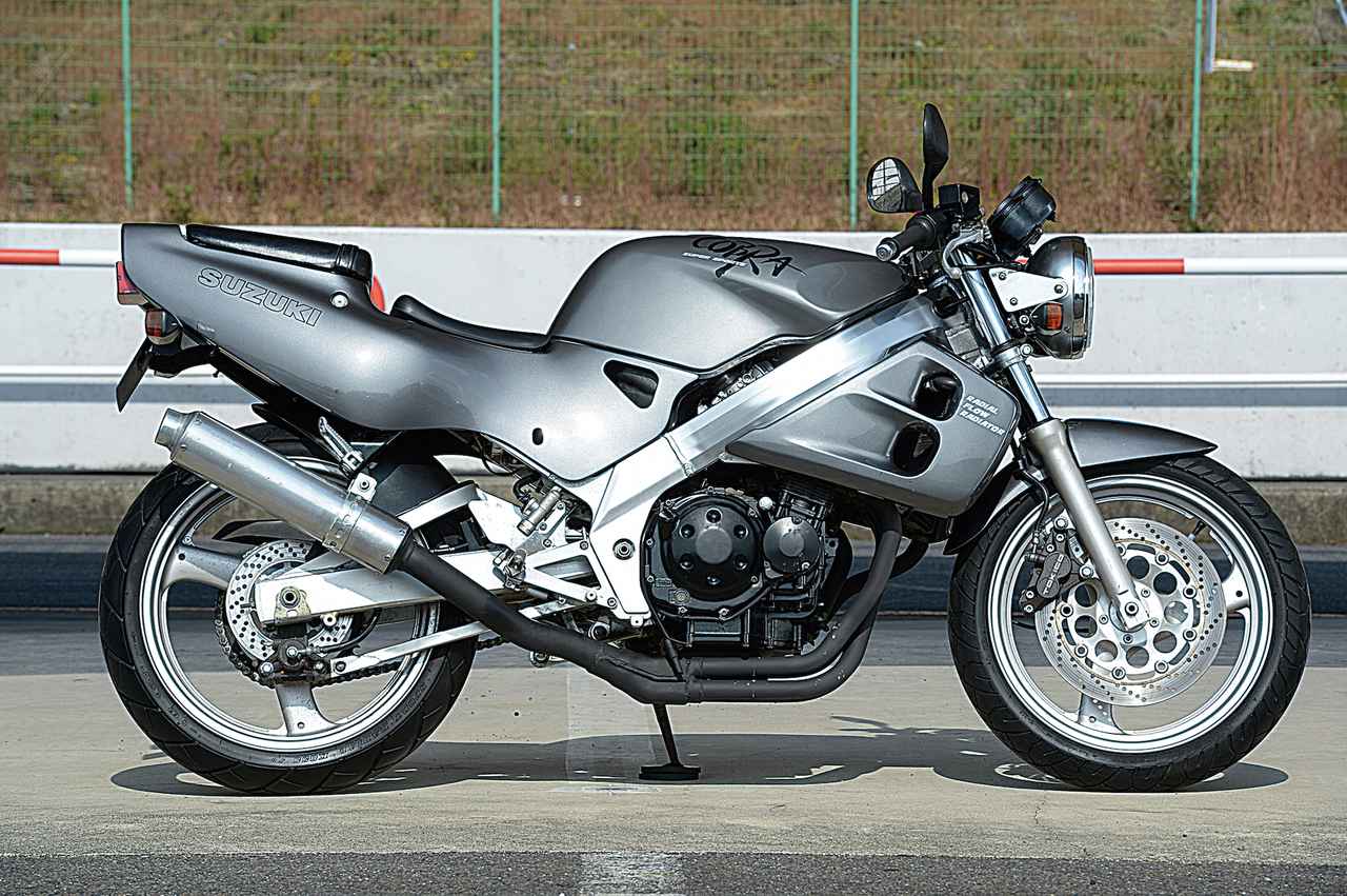 画像: SUZUKI COBRA 1989年 総排気量：248cc エンジン形式：水冷4ストDOHC4バルブ並列4気筒 シート高：730mm 乾燥重量：139kg 税込価格：53万9000円 www.autoby.jp