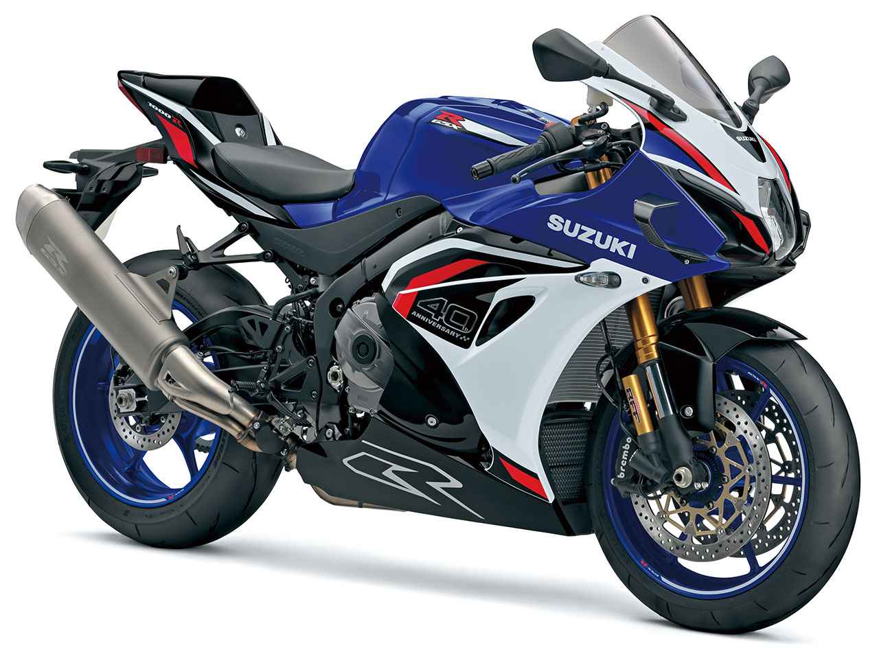 画像: SUZUKI GSX-R1000R 40周年記念車 欧州仕様・2026年モデル 総排気量：999.8cc エンジン形式：水冷4ストDOHC4バルブ並列4気筒 シート高：825mm 車両重量：203kg