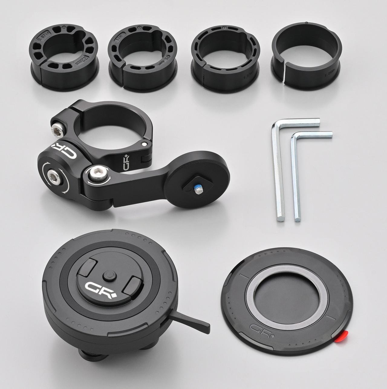 画像: GR-MT11 Bar Mount バーマウント（ハンドルバーマウント）　キット内容