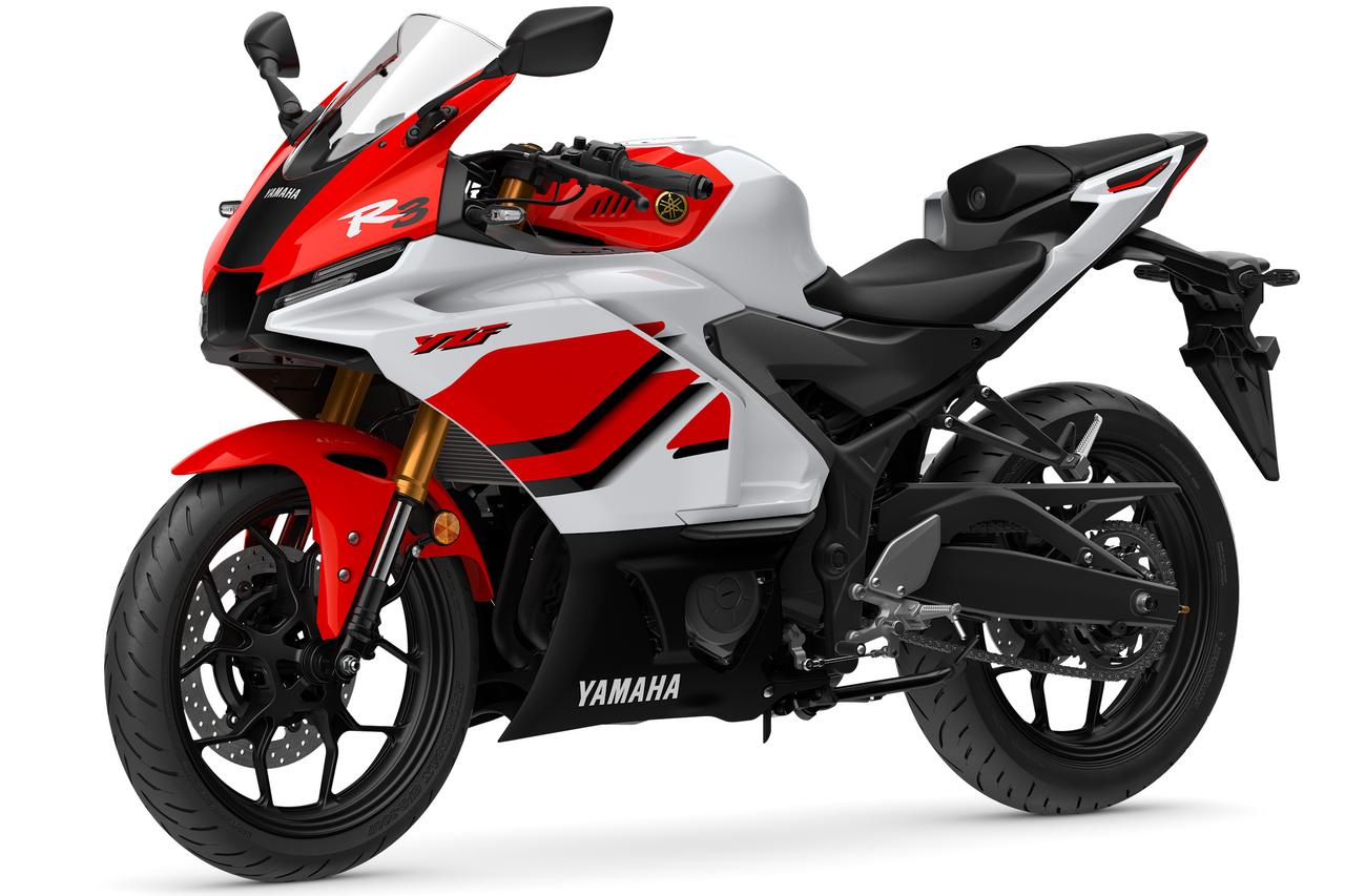 画像: YAMAHA YZF-R3 70th Anniversary Edition ABS 2026年モデル・200台限定 総排気量：321cc エンジン形式：水冷4ストDOHC4バルブ並列2気筒 シート高：780mm 車両重量：169kg 発売日：2026年2月27日（金） 税込価格：74万8000円