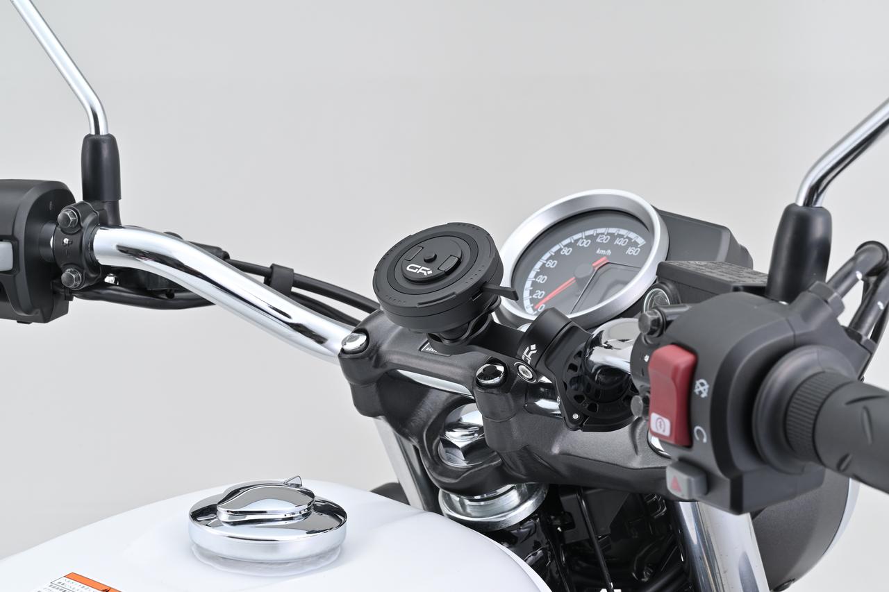 画像: 「GR-MT11 Bar Mount バーマウント（ハンドルバーマウント）」の装着例