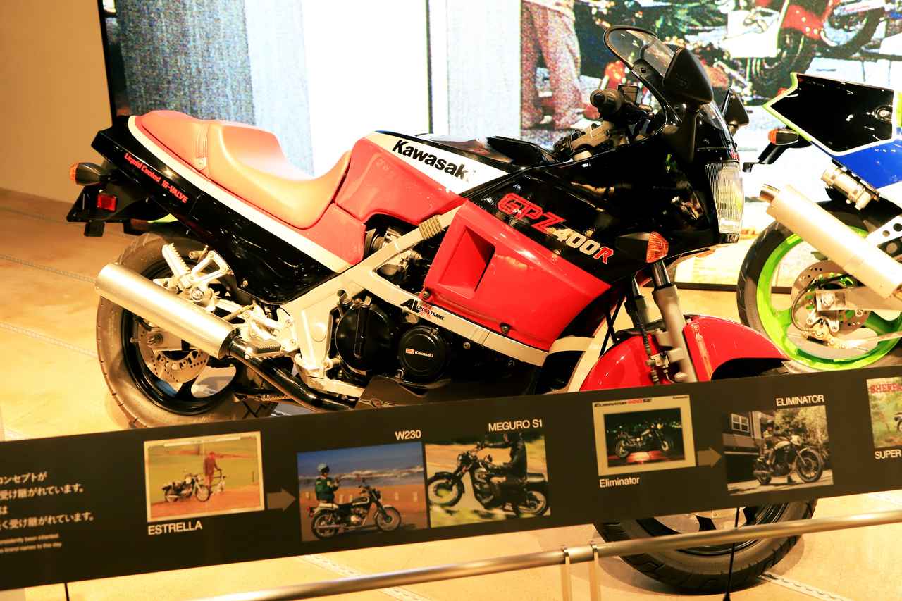 画像: ▲GPZ400R（1985年）