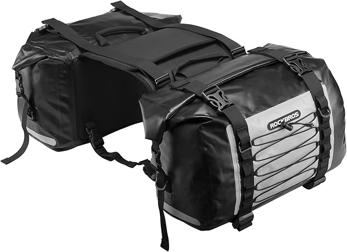 画像: ▶▶▶Amazonはこちら|価格をチェック ROCKBROS サイドバッグ バイク ツーリングバッグ 防水 62L amzn.to