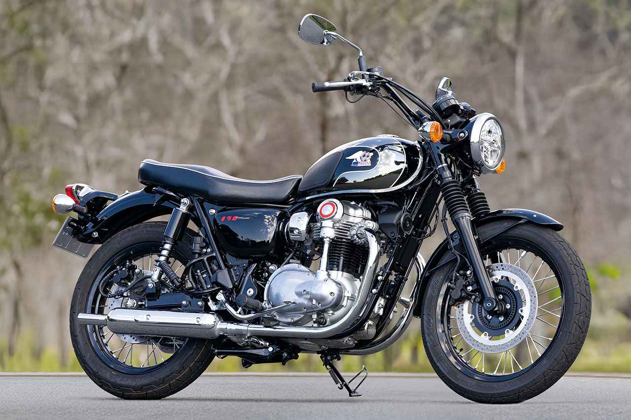 画像: Kawasaki MEGURO K3 2026年モデル 総排気量：773cc エンジン形式：空冷4ストSOHC4バルブ並列2気筒 シート高：790mm 車両重量：227kg 価格：141万9000円 発売：2025年11月1日