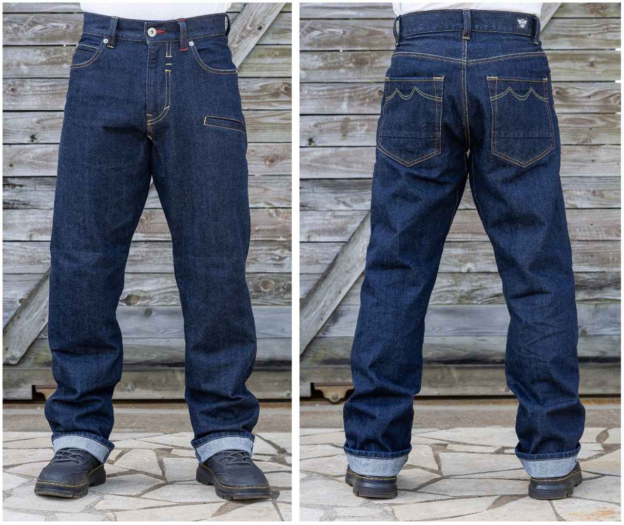 画像: BLUE MONSTER CLOTHING 俺のジーンズ 育成型バイク用ジーンズ カラー：100 ブルーリンス サイズ：S・M・L・XL・3L・4L・5L 店頭発売日：2026年1月16日（金）2りんかん45店舗 店頭販売価格：税込1万6980円 ▶▶▶2りんかん「俺のジーンズ」取扱店舗一覧 ▶▶▶BMC公式オンラインストアでも販売中！