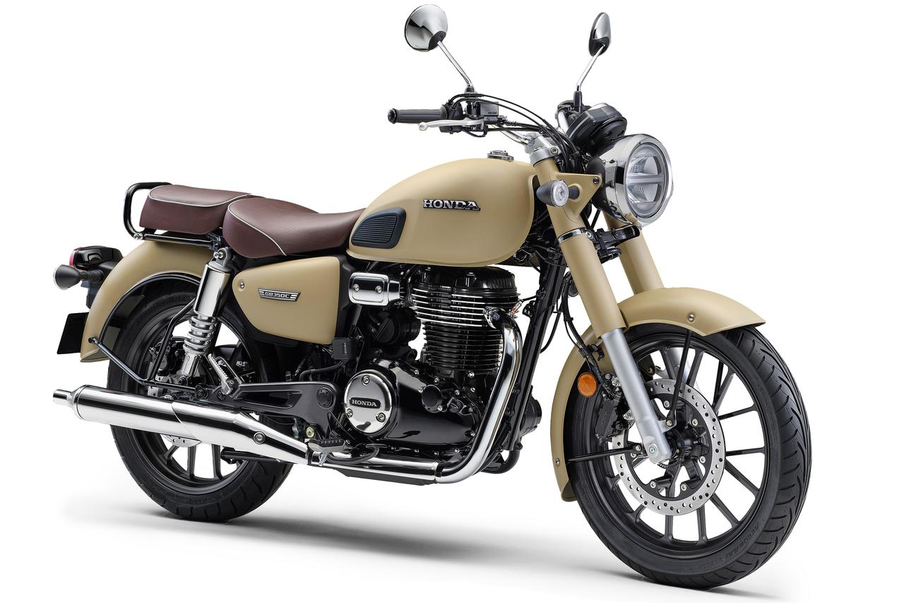 画像: Honda GB350C 2026年 総排気量：348cc エンジン形式：空冷4ストSOHC2バルブ単気筒 シート高：800mm 車両重量：186kg 税込価格：71万5000円