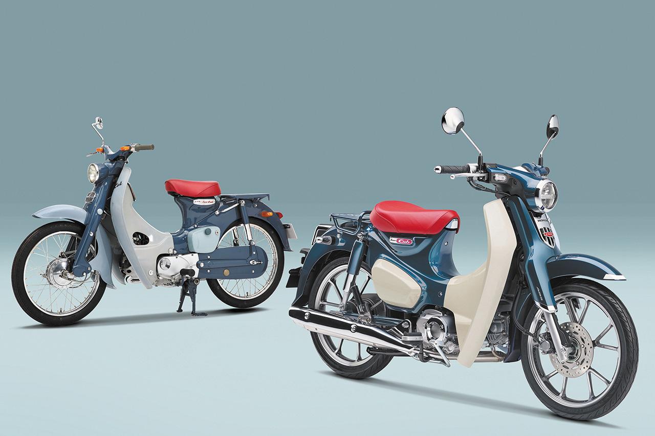 画像: Honda Super Cub C100(左) 1958年 Super Cub C125(右) 2026年