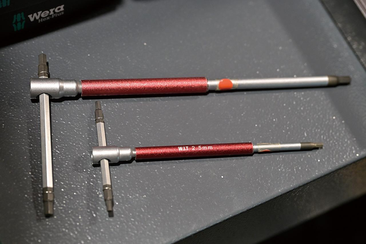 画像: WIT「T型スライドハンドルヘキサゴンレンチ6本セット」（1万736円）