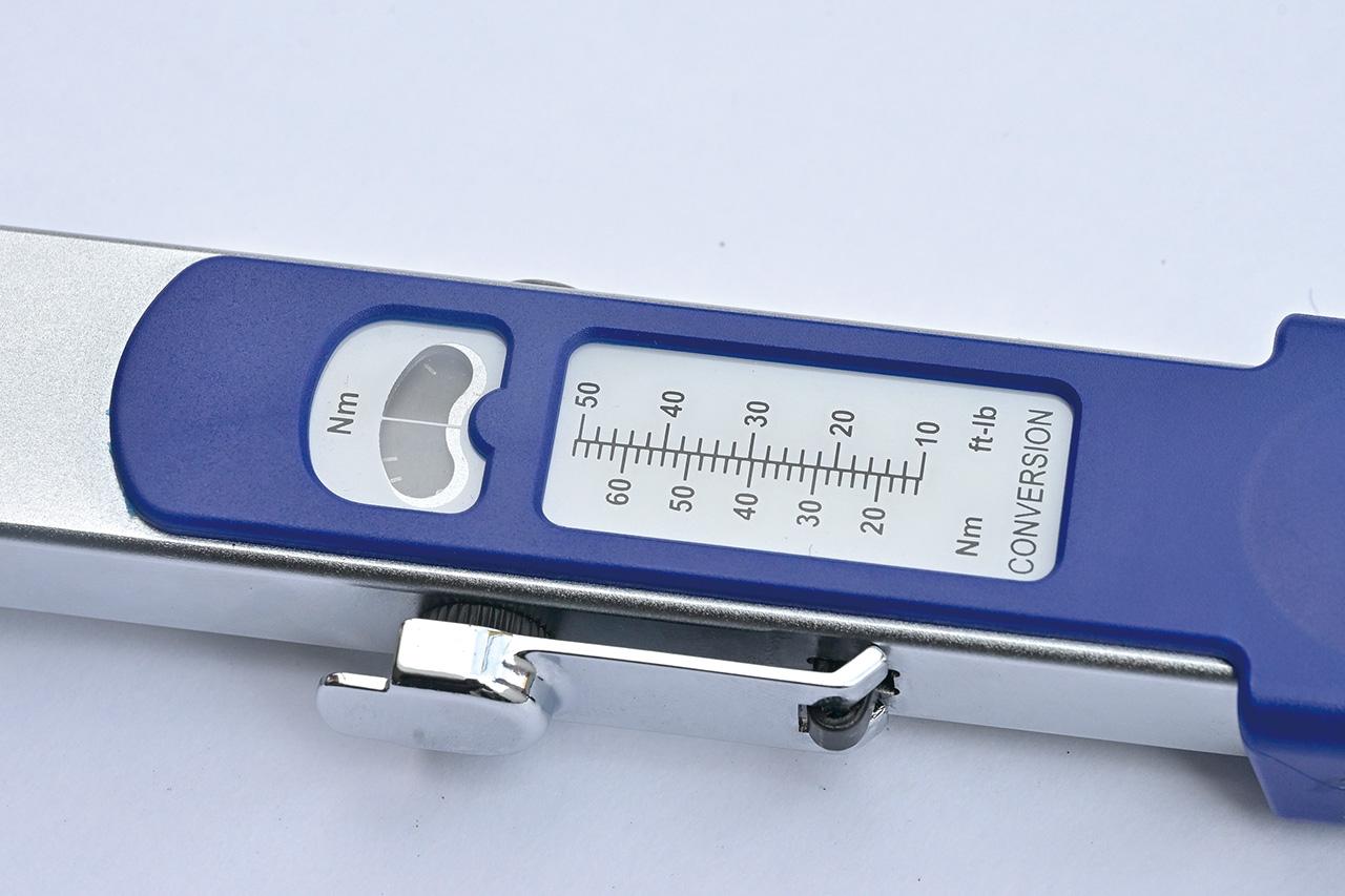 画像: トルク調整はノブタイプなので、瞬時に合わせられる。設定値になるとカチッと音と手応えでお知らせ。