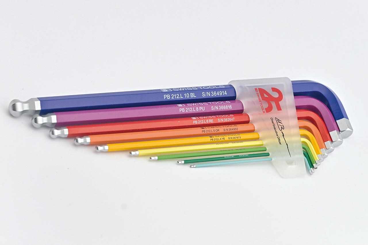 画像: PB SWISS TOOLS「レインボーレンチ 発売25周年記念限定モデル」（1万890円）