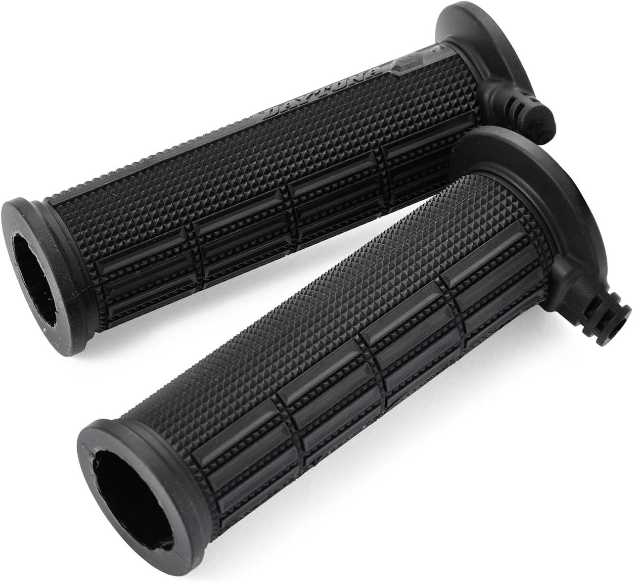 画像: デイトナ(Daytona) グリップヒーター バイク用 グリップ φ22.2 全長120mm 12V車 4段階温度調整 スイッチ一体型 ホットグリップ ヘビーデューティー ビルトイン4Sn 45851 amzn.to