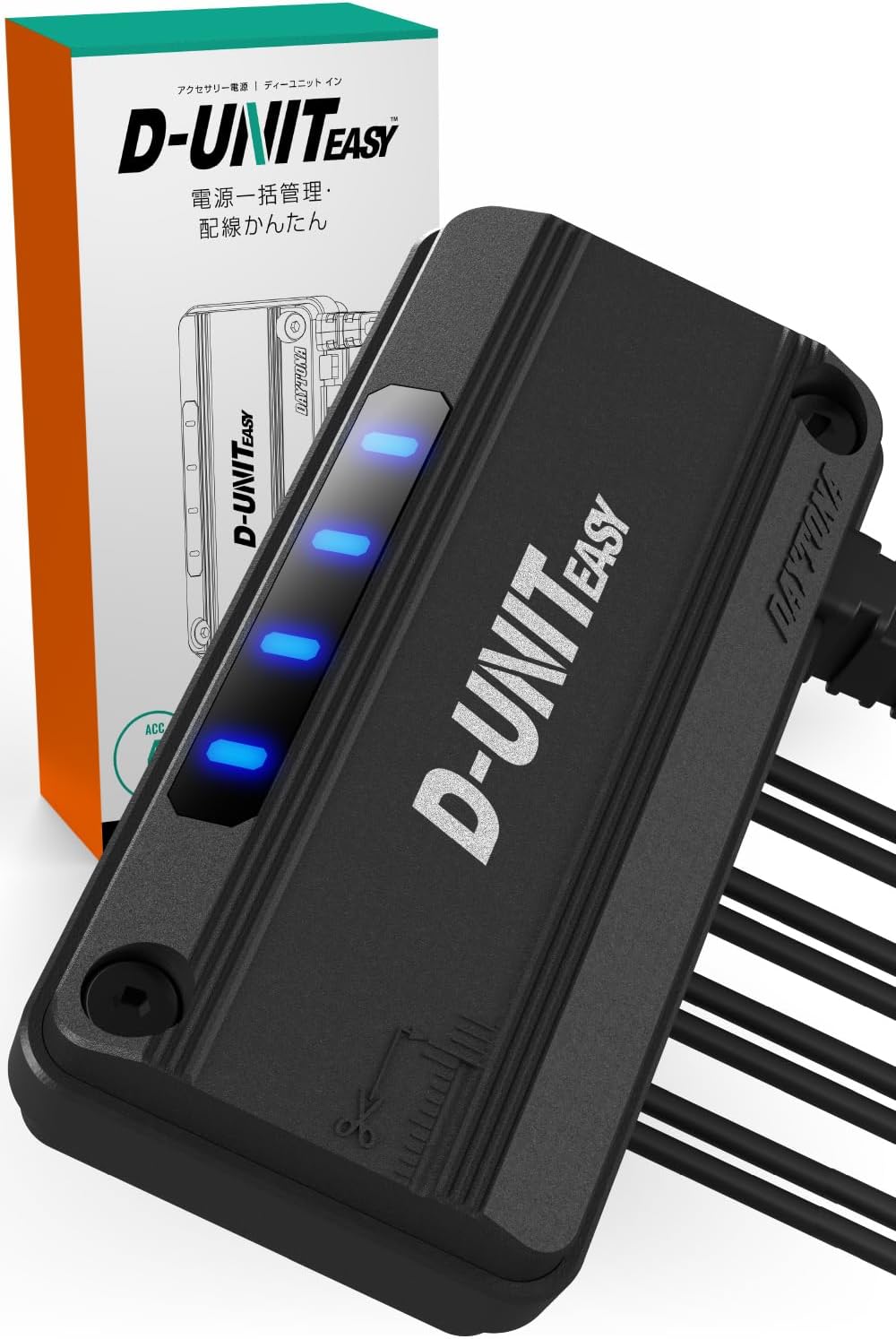 画像: デイトナ(Daytona) Dユニット バイク アクセサリー電源ユニット 4系統 電源一括管理 合計19.5A D-UNIT EASY(Dユニット イージー) 45865 amzn.to