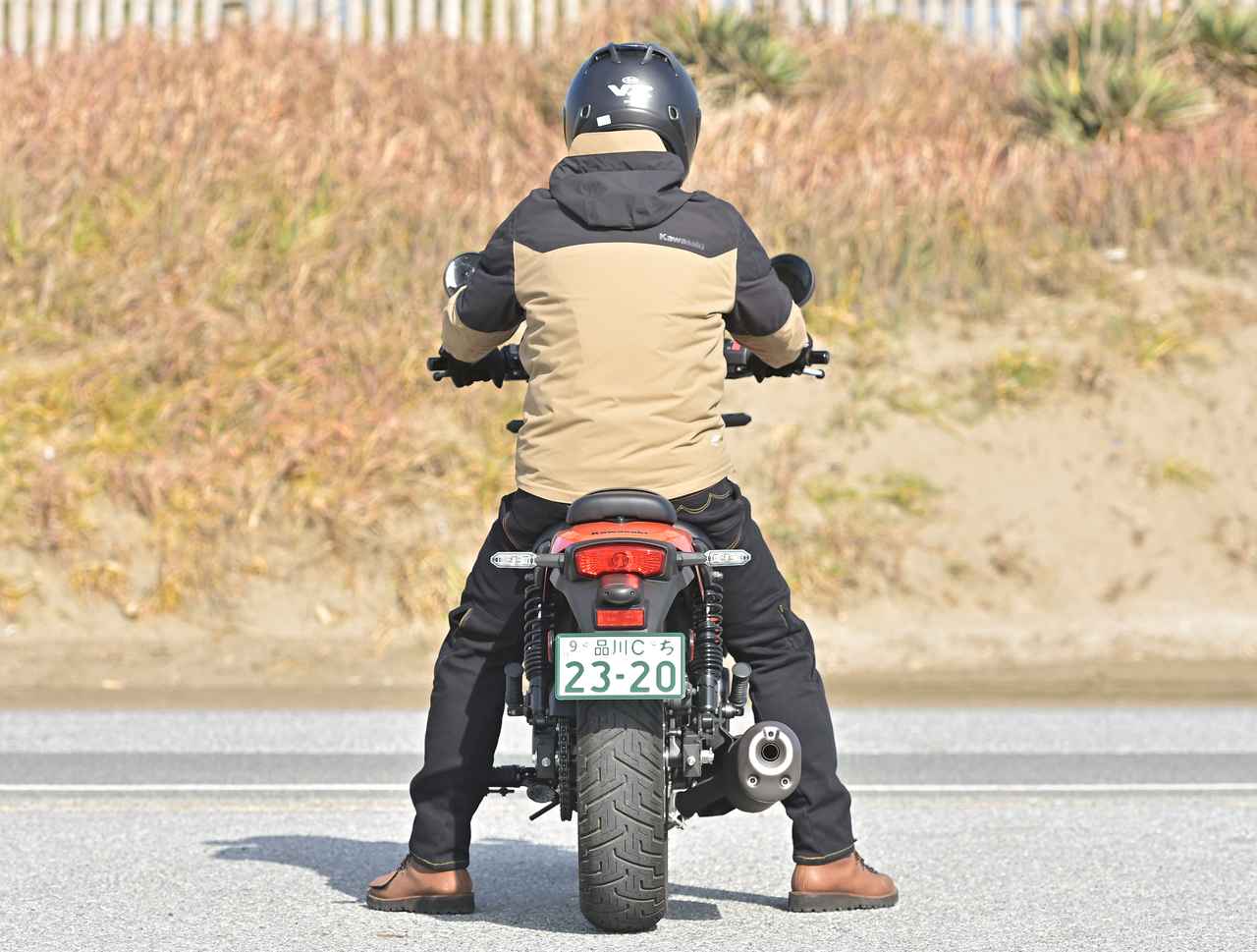 画像3: シート高：735mm ライダーの身長・体重：175cm・70kg