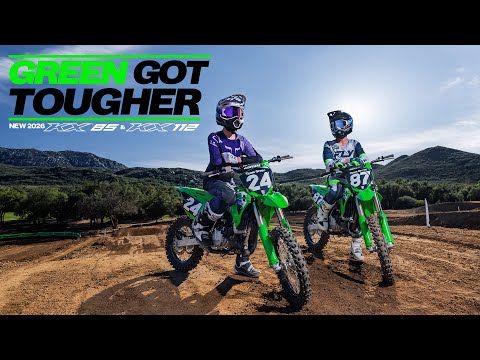 画像: New 2026 Kawasaki KX85 and KX112 | Green Got Tougher www.youtube.com
