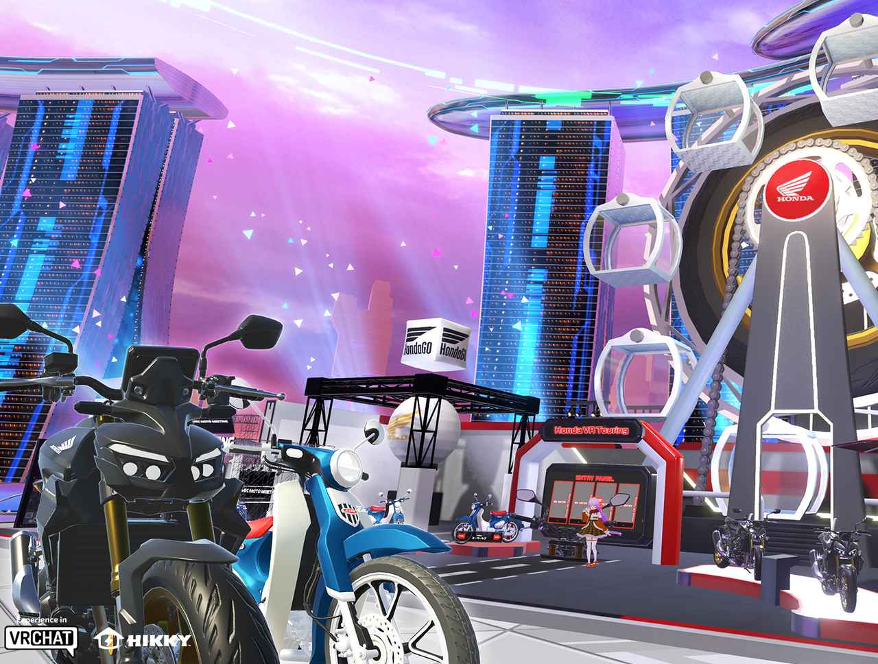 画像: 「スーパーカブ C125」「CB1000ホーネット SP」で仮想世界をツーリング⁉ 世界最大級のVRイベント・バーチャルマーケット 2025 Winter にホンダが出展 - webオートバイ
