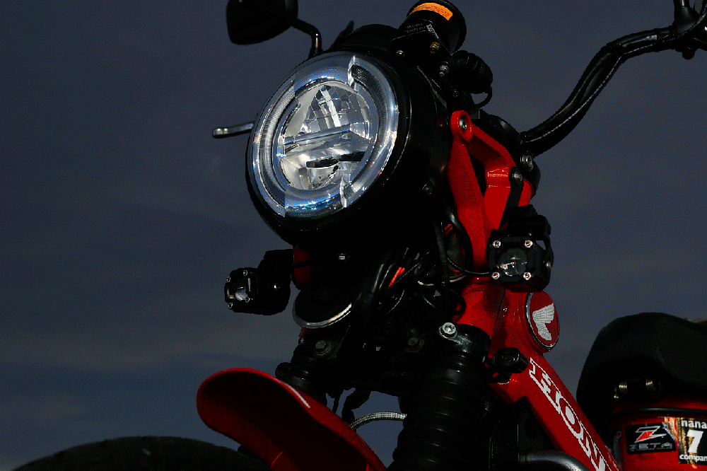 画像: CT125・ハンターカブのヘッドライトが暗いのでZETAのフォグランプをつけたよ - webオートバイ